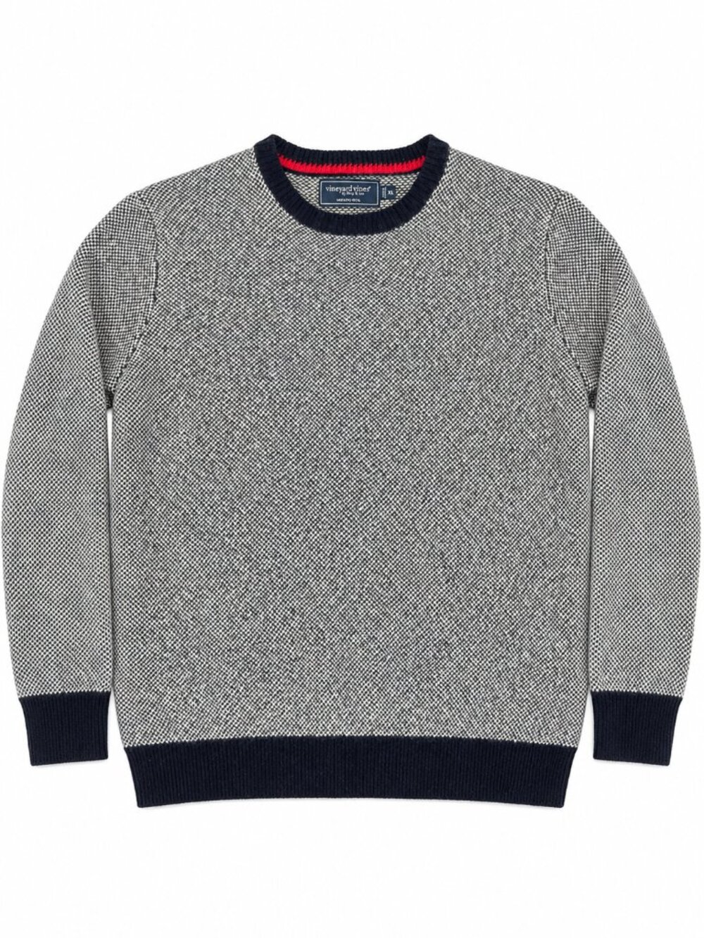 Vineyard Vines Merino Wool Navy Crewneck Sweater, Men’s XL
